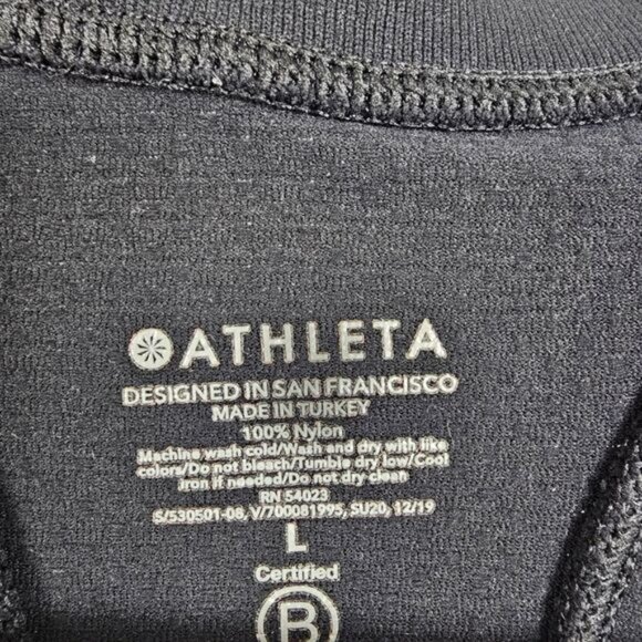 Athleta Momentun Tank In Black - Size L - Picture 2 of 8